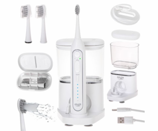 Sonic toothbrush with irrigator 2-in-1 Adler