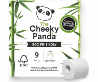 CHEEKY PANDA (ubrousky, toaletní papír, TŘÍVRSTVÝ BAMBUSO...