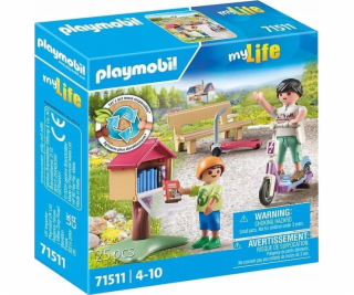 PLAYMOBIL 71511 City Life Výměna knih pro knihomoly, stav...