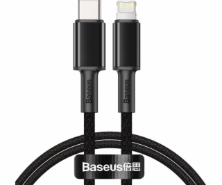 Baseus USB-C – Lightning USB kábel 1 m čierny (CATLGD-01)