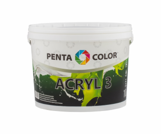 Disperzní barva Pentacolor Acryl 3, bílá, 10l