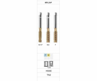 Fanar THREAD M16 NGMM/3-P DIN-352 (6HX) HSSE TIN INOX