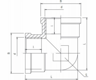 Perfexim Mosazné koleno WW 1/2 zesílené PHA-310 G1/2 WW P...