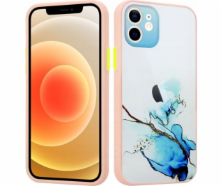 Maxximus mx Aquarelle iPhone Xr Blue-Biała / Navy-White