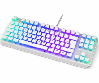  Thock TKL Pudding Onyx White, herní klávesnice