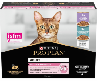 PURINA Pro Plan Delicate Turkey Fish Multipack - mokré kr...