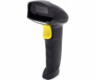 Qoltec 50853 Laser barcode scanner 1D | 2D | Black