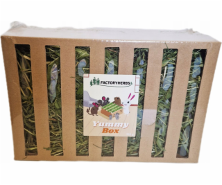 FACTORYHERBS Yummy Box - feeder with hay - 350g