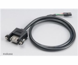 AKASA kabel redukce interní USB na externí USB, USB 2.0, ...