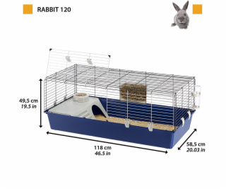 FERPLAST Rabbit 120 - Klietka