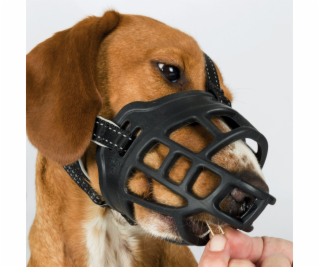 TRIXIE Muzzle Flex muzzle for dog - size S- black