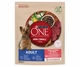 PURINA One Mini Adult Beef Rice - Suché krmivo pro psy - ...