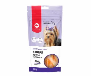 MACED Chicken breast strips - Dog treat - 60g