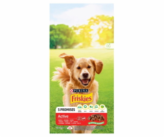 PURINA Friskies Active - dry dog food - 10 kg