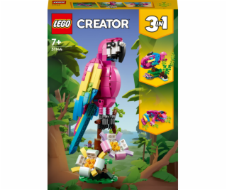 LEGO CREATOR 3 V 1 31144 Exotický růžový papoušek