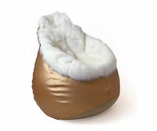 Sako taška pouf Glamour gold XL 120 x 80 cm