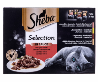 Sheba Selection in Sauce Juicy Flavours 12 x 85 g