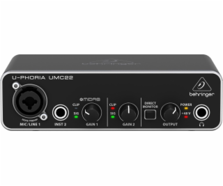 Behringer UMC22 doplňkové hudební příslušenství Koncert/s...