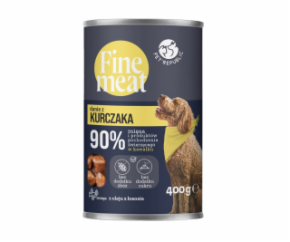 PET REPUBLIC Jemné maso kuře - mokré krmivo pro psy - 400g