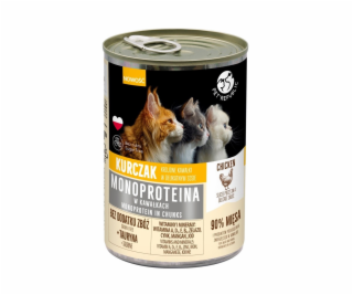 PET REPUBLIC Monoprotein kuře v omáčce - mokré krmivo pro...