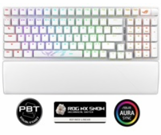 ASUS klávesnice ROG STRIX SCOPE II 96 WL WHITE/NXSW/US/PBT