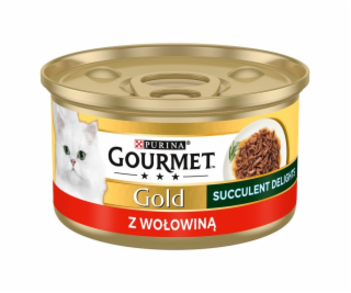 PURINA Gourmet Gold Succulent Delights Beef - mokré krmiv...