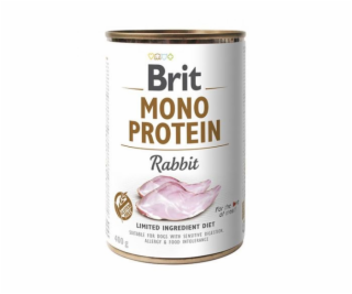 BRIT Mono Protein Rabbit, konzerva pro psy, 400g