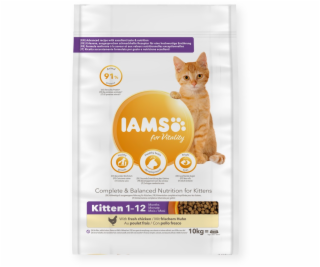 IAMS for Vitality Kitten Fresh chicken - dry cat food - 10kg