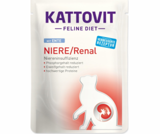 KATTOVIT NIERE/RENAL Kachna 85g pro kočky