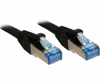 Lindy Patchcord Cat6A, S/FTP, PIMF, LSOH, 1m, černý (47177)