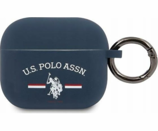 US Polo Assn Ochranné pouzdro pro AirPods 3, tmavě modrá