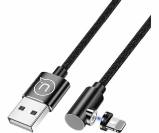 Usams USB-A – Lightning kabel 1 m černý (63288)