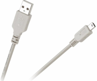 Cabletech USB-A - miniUSB USB kabel 1 m šedý (KPO3889-1)