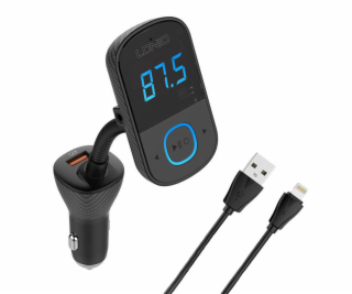 LDNIO Bluetooth C705Q 2USB, USB-C vysílač FM + Lightning ...