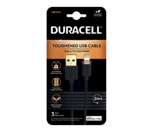 Kábel Duracell USB-C pre Lightning 2 m (čierny)