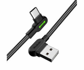 Kábel USB-C Mcdodo CA-5280 LED, 1,8 m (čierny)