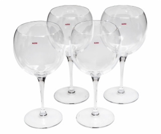 Alessi Mami-XL Set of 4 glasses for red wine SG119/0S4