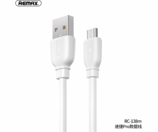 Kábel USB Micro Remax Suji Pro, 1m (biely)