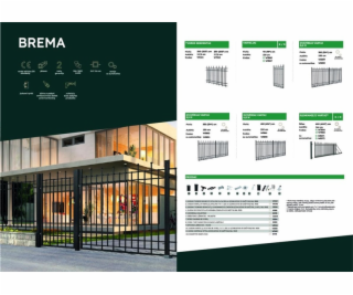 Ozdobná brána Brema, 400 x 150 cm