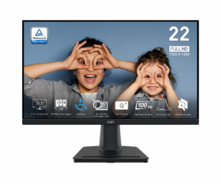 MSI monitor PRO MP225, 21,5  IPS/1920 x 1080 FHD/100Hz/1m...