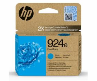 HP 924e EvoMore Cyan Original Ink Cartridge (800 pages)