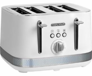 Topinkovač Morphy Richards Illumination white se 4 plátky