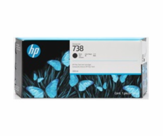 HP 738 130-ml Black DesignJet Ink Cartridge