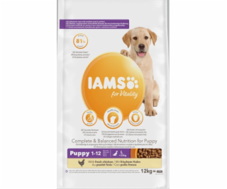 IAMS for Vitality Puppy Large Breed - suché krmivo pro ps...