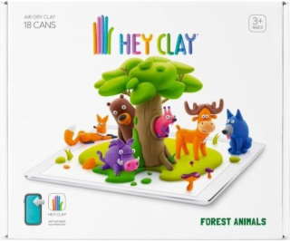 Tm Toys Hey Clay - Plastová hlína Lesní zvířátka HCL18011