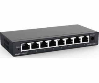 Ruijie Networks RG-ES108D - nespravovaný přepínač 8 portů...