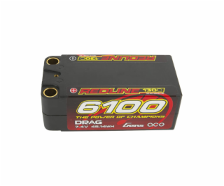 Gens ace Redline Series 6100mAh 7.4V 130C 2S2P HardCase 7...