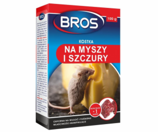 Peliu ir žiurkiu naikinimo kubeliai Bros, 100 g