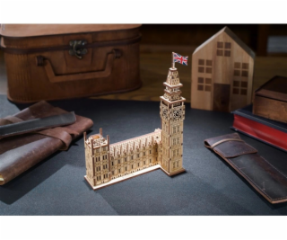 Ugears 3D dřevěné mechanické puzzle Big Ben