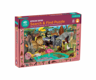 Mudpuppy Puzzle skládej a hledej Safari 64 dílů